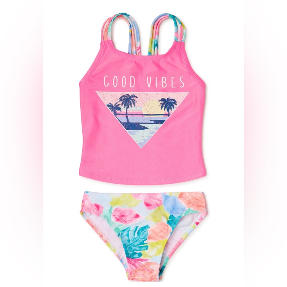 NWT Shelloha 2-piece Tankini Swim Set, Size 6